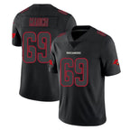 BIPIHUC TB.Buccaneers #69 Cody Mauch Player Black Impact Limited Home Game Stitched Jerseys