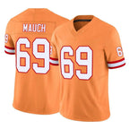 BIPIHUC TB.Buccaneers #69 Cody Mauch Player Orange Limited Vapor F.U.S.E. Home Game Stitched Jerseys