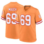 BIPIHUC TB.Buccaneers #69 Cody Mauch Player Orange Throwback Home Game Stitched Jerseys