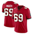 BIPIHUC TB.Buccaneers #69 Cody Mauch Player Red Limited Vapor Home Game Stitched Jerseys