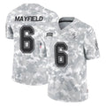 BIPIHUC TB.Buccaneers #6 Baker Mayfield Player Arctic Camo Limited Salute To Service Home Game Stitched Jerseys