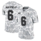 BIPIHUC TB.Buccaneers #6 Baker Mayfield Player Arctic Camo Limited Salute To Service Home Game Stitched Jerseys