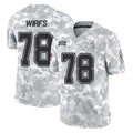 BIPIHUC TB.Buccaneers #78 Tristan Wirfs Player Arctic Camo Limited Salute To Service Home Game Stitched Jerseys