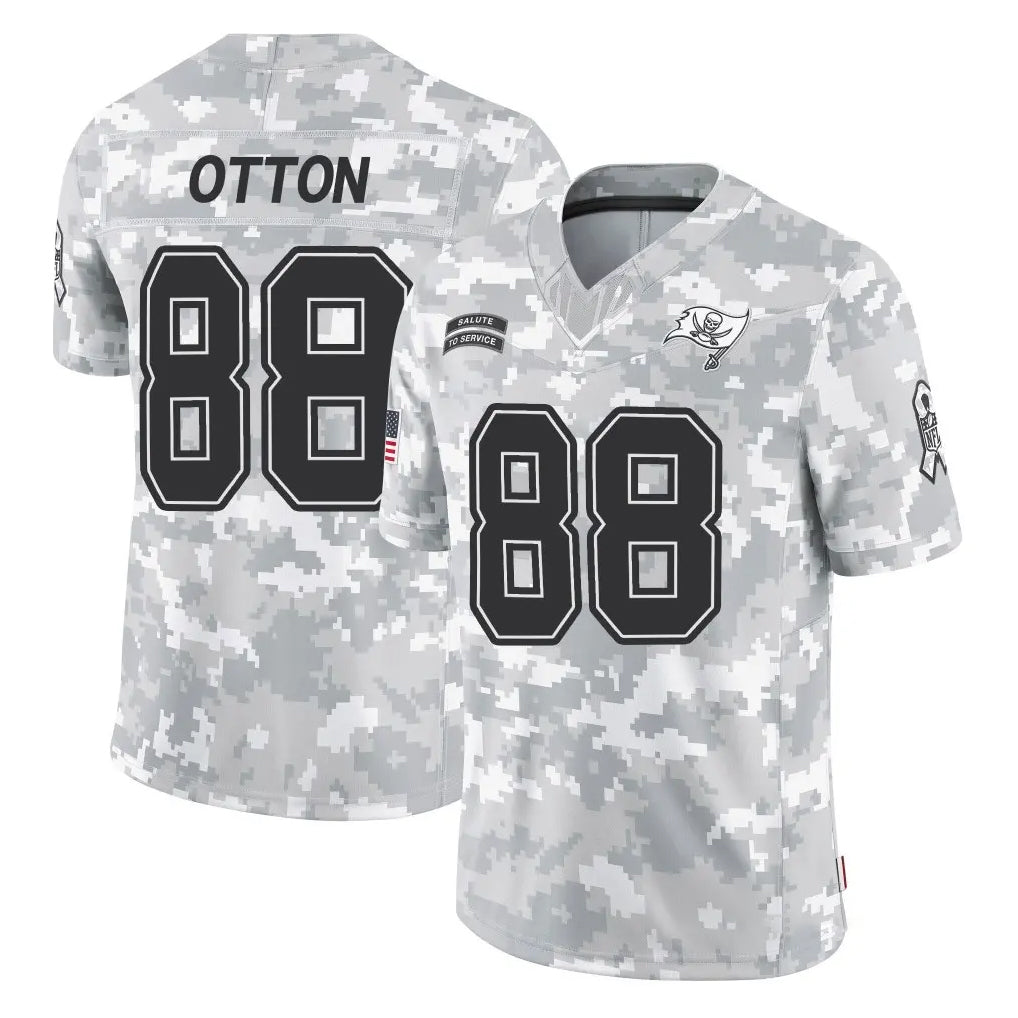 BIPIHUC TB.Buccaneers #88 Cade Otton Player Arctic Camo Limited Salute To Service Home Game Stitched Jerseys