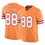 BIPIHUC TB.Buccaneers #88 Cade Otton Player Orange Limited Vapor F.U.S.E. Home Game Stitched Jerseys