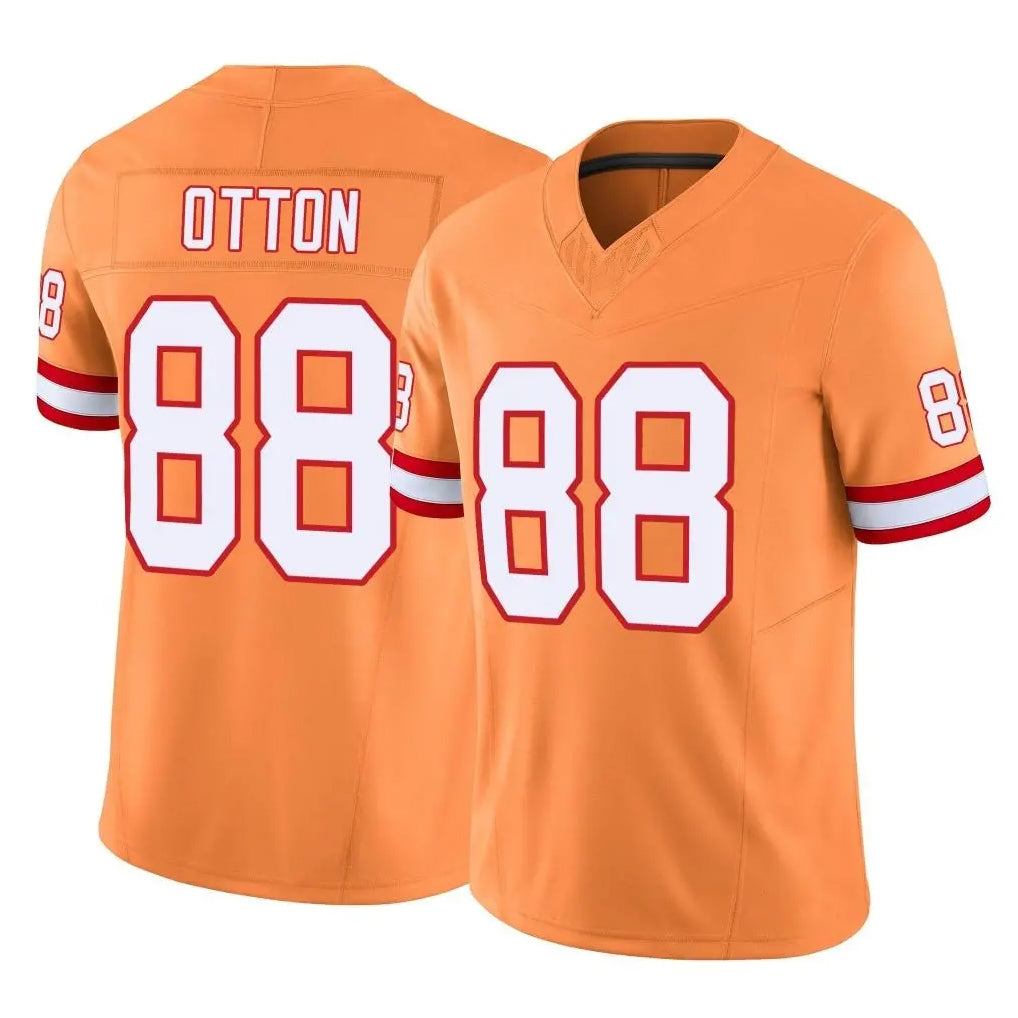 BIPIHUC TB.Buccaneers #88 Cade Otton Player Orange Limited Vapor F.U.S.E. Home Game Stitched Jerseys
