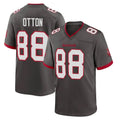 BIPIHUC TB.Buccaneers #88 Cade Otton Player Pewter Alternate Home Game Stitched Jerseys