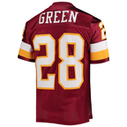 BIPIHUC W.Commanders 1994 #28 Darrell Green Mitchell & Ness Burgundy Authentic Throwback Retired Player Jersey Stitched Puhic Game Jerseys