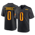 BIPIHUC W.Commanders #0 Mike Sainristil Player Black Home Game Stitched Jerseys