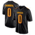 BIPIHUC W.Commanders #0 Mike Sainristil Player Carbon Black Fashion Stitched Jerseys
