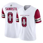 BIPIHUC W.Commanders #0 Mike Sainristil Player White Vapor F.U.S.E. Limited Stitched Jerseys