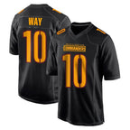 BIPIHUC W.Commanders #10 Tress Way Player Black Carbon Fashion Home Game Stitched Jerseys