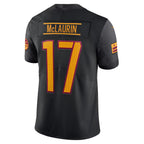 BIPIHUC W.Commanders #17 Terry McLaurin Player Black Vapor Limited Stitched Jerseys