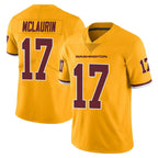 BIPIHUC W.Commanders #17 Terry Mclaurin Player Gold Limited Color Rush Home Game Stitched Jerseys