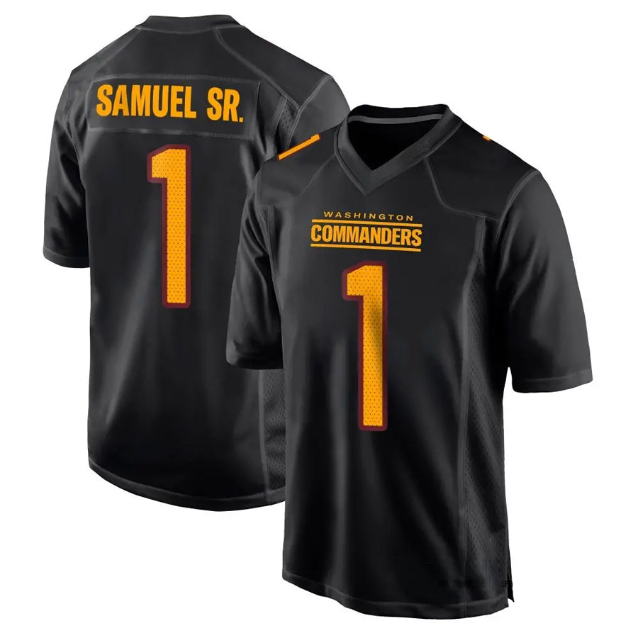 BIPIHUC W.Commanders #1 Deebo Samuel Sr Player Black Fashion Game Football Jerseys