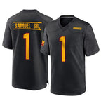 BIPIHUC W.Commanders #1 Deebo Samuel Sr Player Black Home Game Football Jerseys