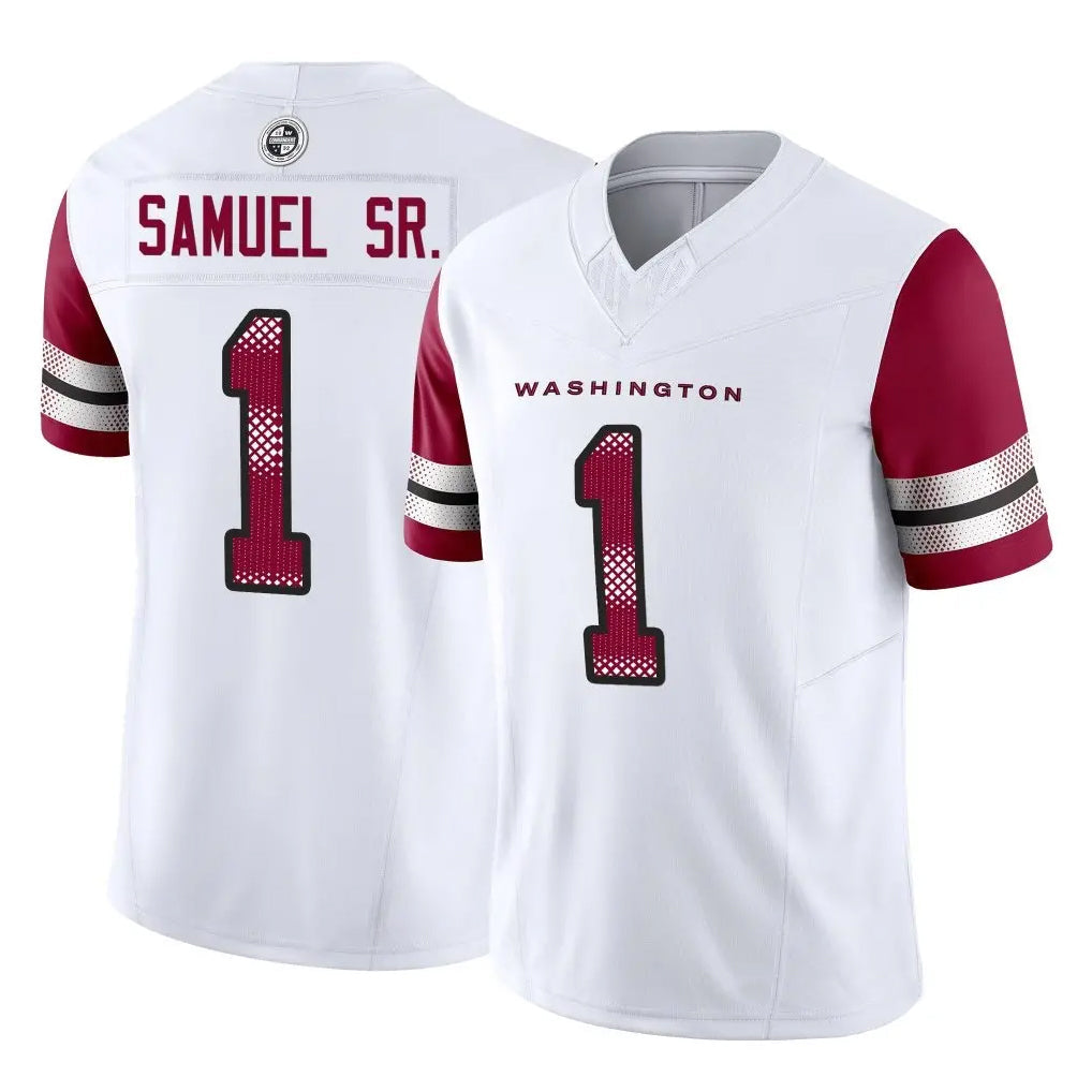 BIPIHUC W.Commanders #1 Deebo Samuel Sr Player White Vapor F.U.S.E. Limited Stitched Jerseys