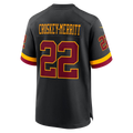 BIPIHUC W.Commanders #22 Jacory Croskey-Merritt Black Hail Raiser Alternate Game Stitched Jerseys