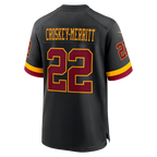 BIPIHUC W.Commanders #22 Jacory Croskey-Merritt Black Hail Raiser Alternate Game Stitched Jerseys