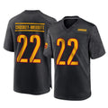 BIPIHUC W.Commanders #22 Jacory Croskey-Merritt Player Black Home Game Stitched Jerseys