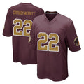 BIPIHUC W.Commanders #22 Jacory Croskey-Merritt Player Burgundy Alternate Home Game Stitched Jerseys