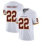 BIPIHUC W.Commanders #22 Jacory Croskey-Merritt Player White Limited Vapor Untouchable Home Game Stitched Jerseys