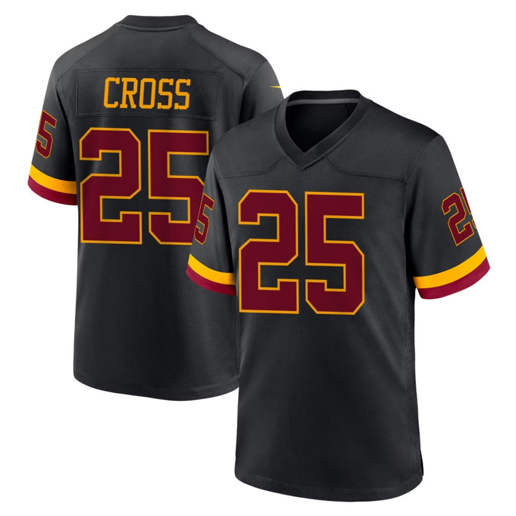 BIPIHUC W.Commanders #25 Nick Cross Player Black Limited Home Game Stitched Jerseys