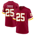 BIPIHUC W.Commanders #25 Nick Cross Player Burgundy Game Home Stitched Jerseys