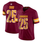BIPIHUC W.Commanders #25 Nick Cross Player Burgundy Limited Vapor Home Game Stitched Jerseys