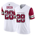 BIPIHUC W.Commanders #28 Darrell Green Player  White Vapor F.U.S.E. Limited Stitched Jerseys