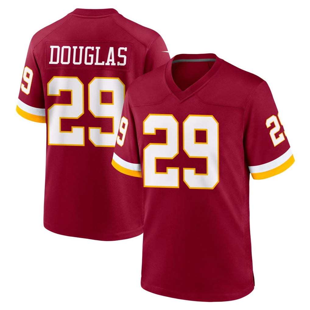 BIPIHUC W.Commanders #29 Rasul Douglas Player Burgundy Game Home Stitched Jerseys