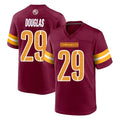 BIPIHUC W.Commanders #29 Rasul Douglas Player Burgundy Home Game Stitched Jerseys