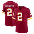 BIPIHUC W.Commanders #2 Amik Robertson Player Burgundy Game Home Stitched Jerseys