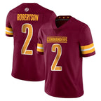 BIPIHUC W.Commanders #2 Amik Robertson Player Burgundy Limited Vapor Home Game Stitched Jerseys