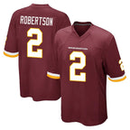 BIPIHUC W.Commanders #2 Amik Robertson Player Burgundy Team Color Home Game Stitched Jerseys