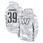 BIPIHUC W.Commanders #39 Jeremy Reaves Player Arctic Camo Limited Salute to Service Pullover Hoodies Game Stitched Jerseys