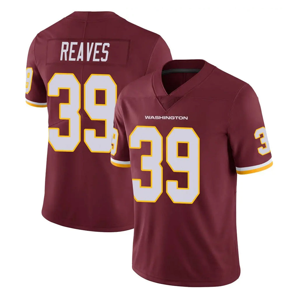 BIPIHUC W.Commanders #39 Jeremy Reaves Player Burgundy Limited Team Color Vapor Untouchable Home Game Stitched Jerseys