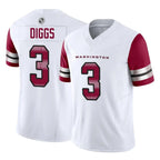 BIPIHUC W.Commanders #3 Stefon Diggs Player White Vapor F.U.S.E. Limited Home Game Stitched Jerseys