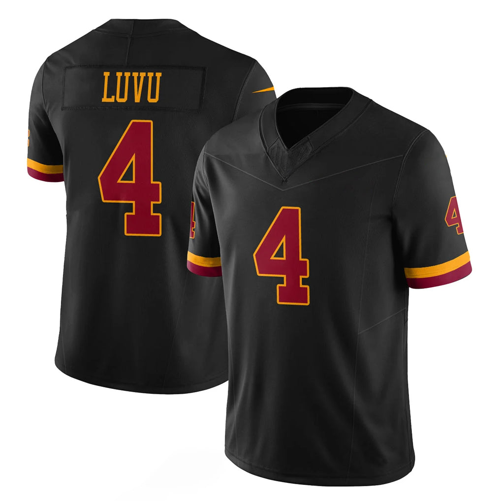 BIPIHUC W.Commanders #4 Frankie Luvu Player Black Limited Vapor Home Game Stitched Jerseys