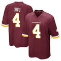 BIPIHUC W.Commanders #4 Frankie Luvu Player Burgundy Game Stitched Jerseys