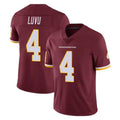 BIPIHUC W.Commanders #4 Frankie Luvu Player Burgundy Vapor Limited Stitched Jerseys