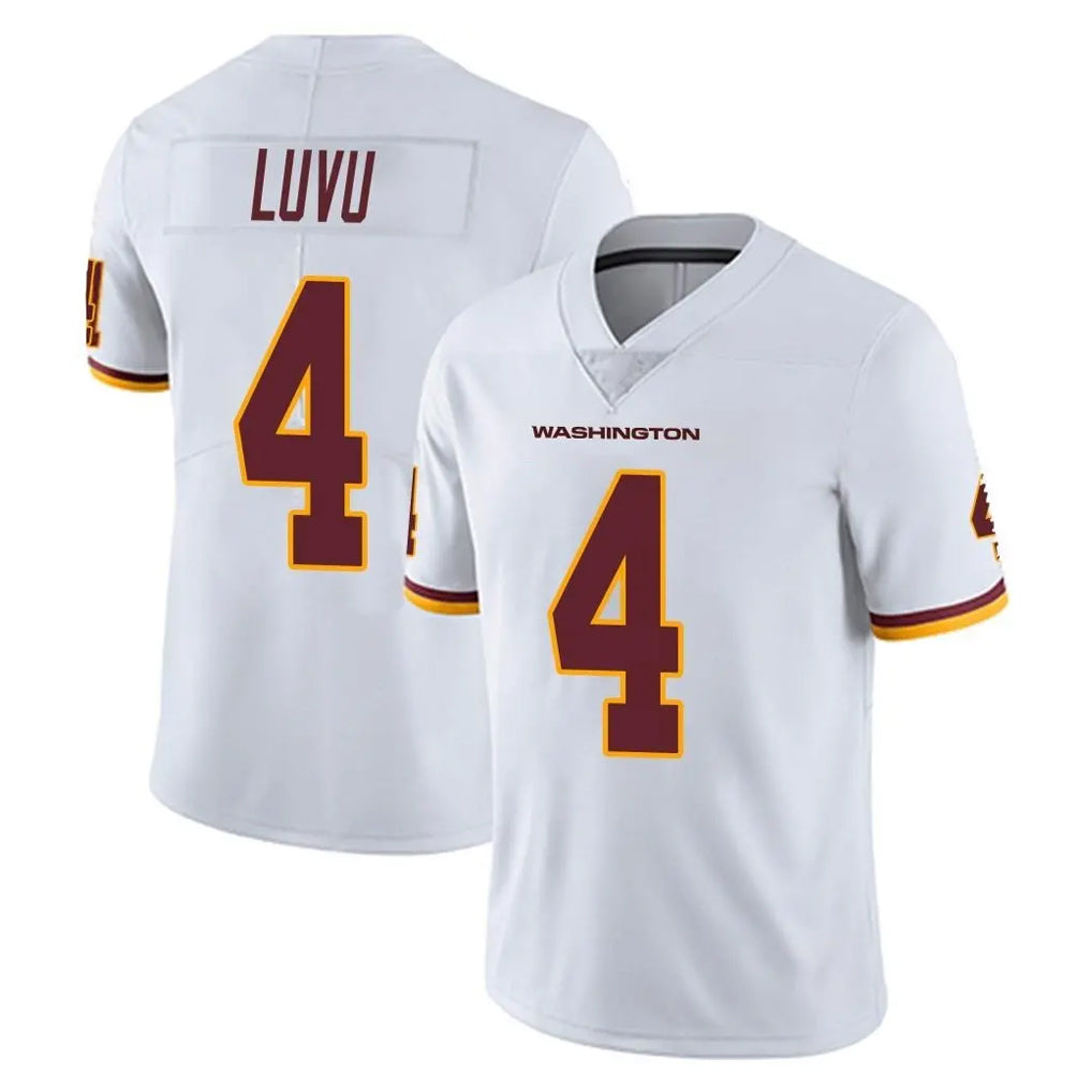 BIPIHUC W.Commanders #4 Frankie Luvu Player White Limited Vapor Untouchable Home Game Stitched Jerseys