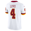 BIPIHUC W.Commanders #4 Frankie Luvu White Vapor F.U.S.E. Stitched Limited Jerseys