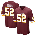 BIPIHUC W.Commanders #52 Sonny Styles Player Burgundy Team Color Home Game Stitched Jerseys