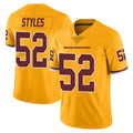 BIPIHUC W.Commanders #52 Sonny Styles Player Gold Limited Color Rush Home Game Stitched Jerseys