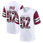 BIPIHUC W.Commanders #52 Sonny Styles Player White Game Home Stitched Jerseys