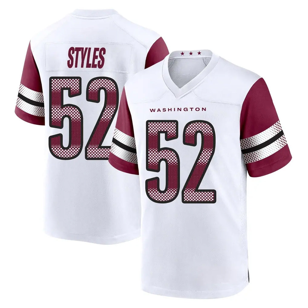 BIPIHUC W.Commanders #52 Sonny Styles Player White Game Home Stitched Jerseys