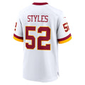 BIPIHUC W.Commanders #52 Sonny Styles White Game Super Bowl Era Stitched Jerseys