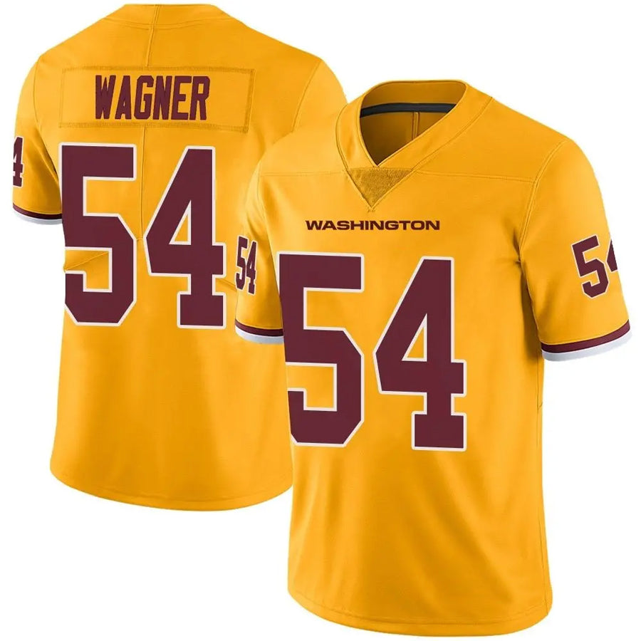 BIPIHUC W.Commanders #54 Bobby Wagner Player Limited Gold Color Rush Stitched Jerseys