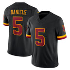 BIPIHUC W.Commanders #5 Jayden Daniels Player Black Limited Vapor Home Game Stitched Jerseys